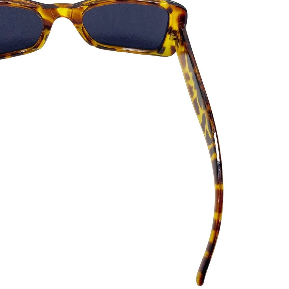 Retro Rectangle Tortoise Sunglasses - Picture 8 of 13